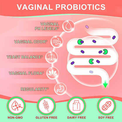 60 Capsules -bottle Of Female Probiotics