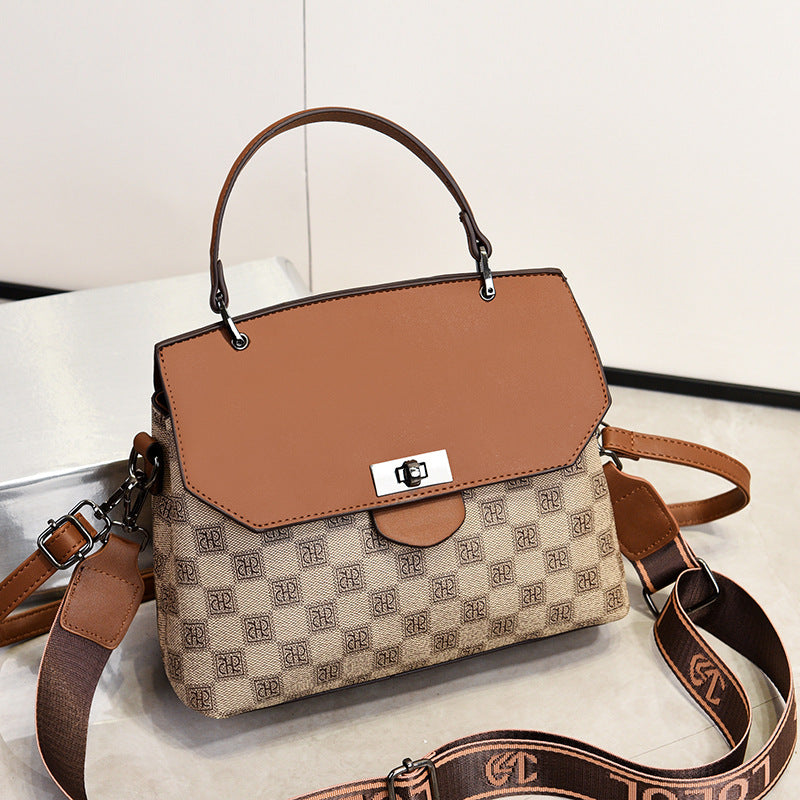 Fashion Versatile Color-block Women's Shoulder Bag